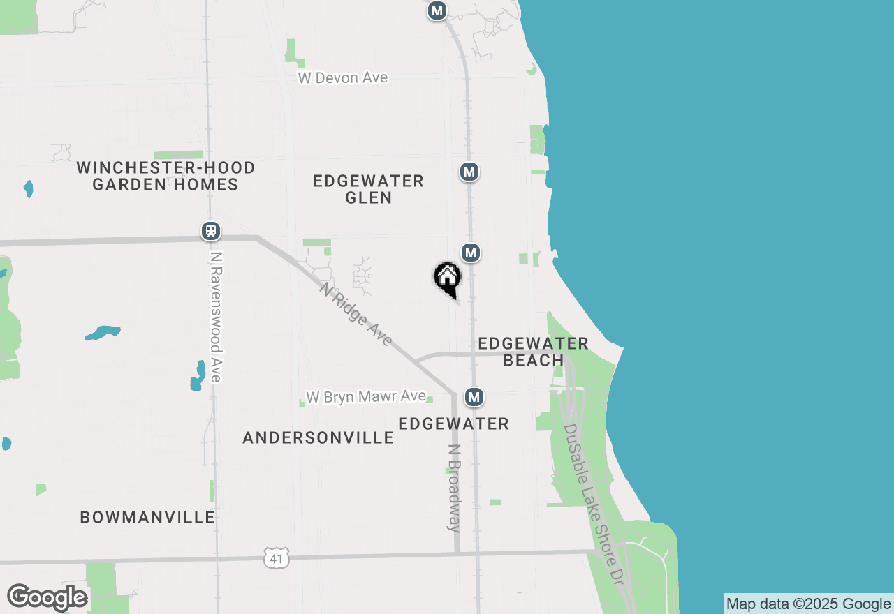 Map of 5820 N Broadway Street, Chicago, IL 60660