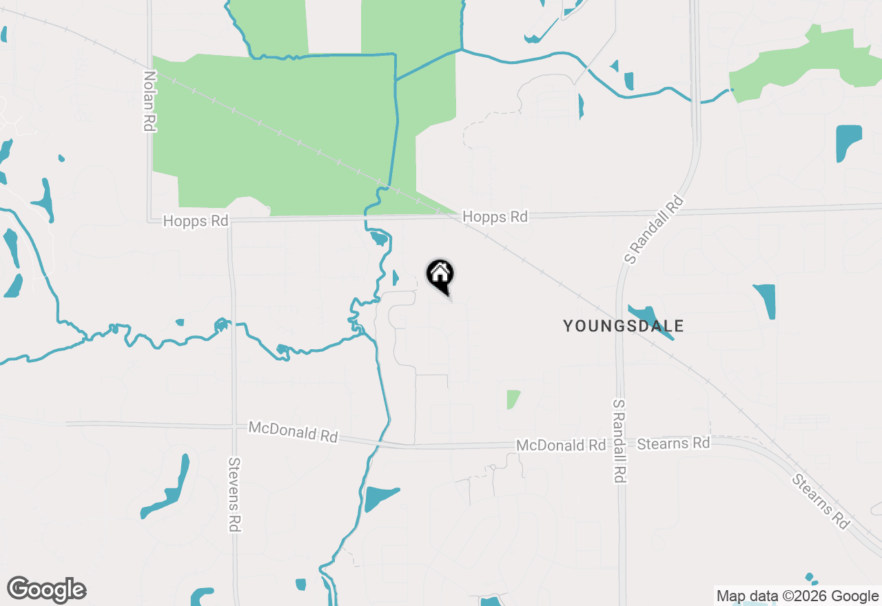 Map of 245 Nicole Drive #B, South Elgin, IL 60177