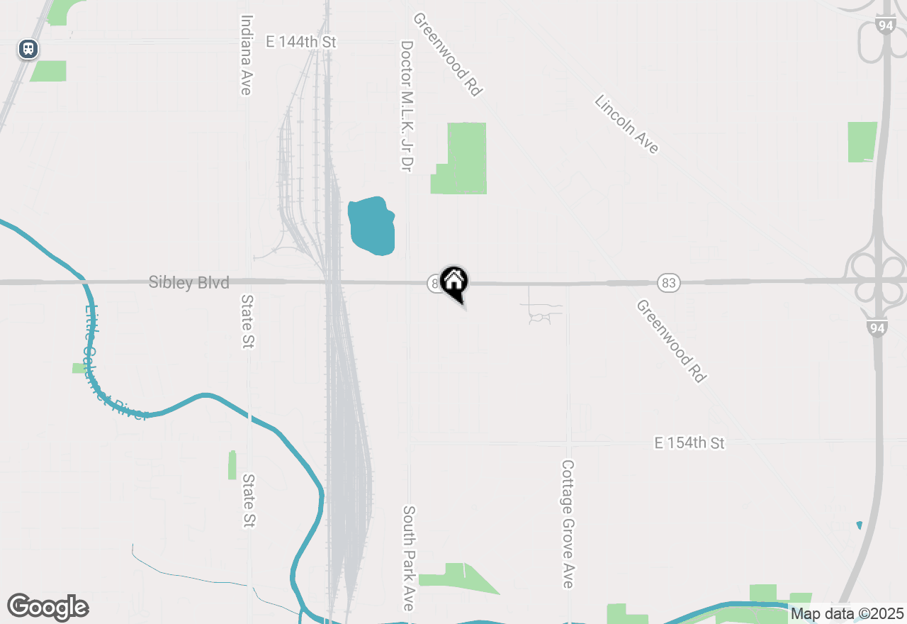 Map of 15035 Evers Street, Dolton, IL 60419