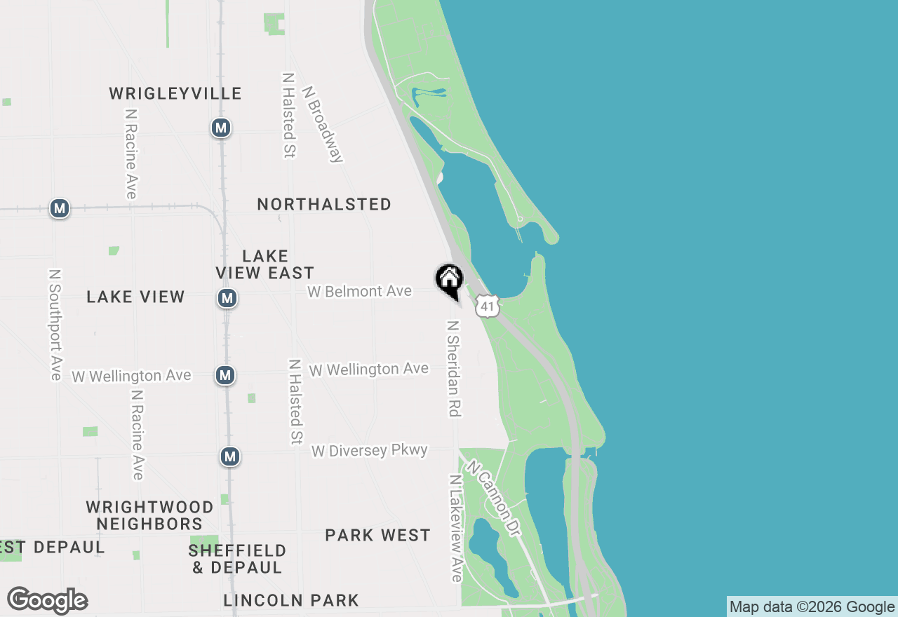 Map of (Address confidential), Chicago, Illinois 60657