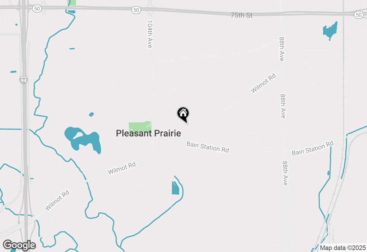 Map of 8488 East Ridge Dr, Pleasant Prairie, WI 53158