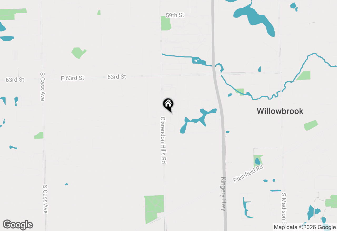 Map of 262 Waverly Court, Willowbrook, IL 60527