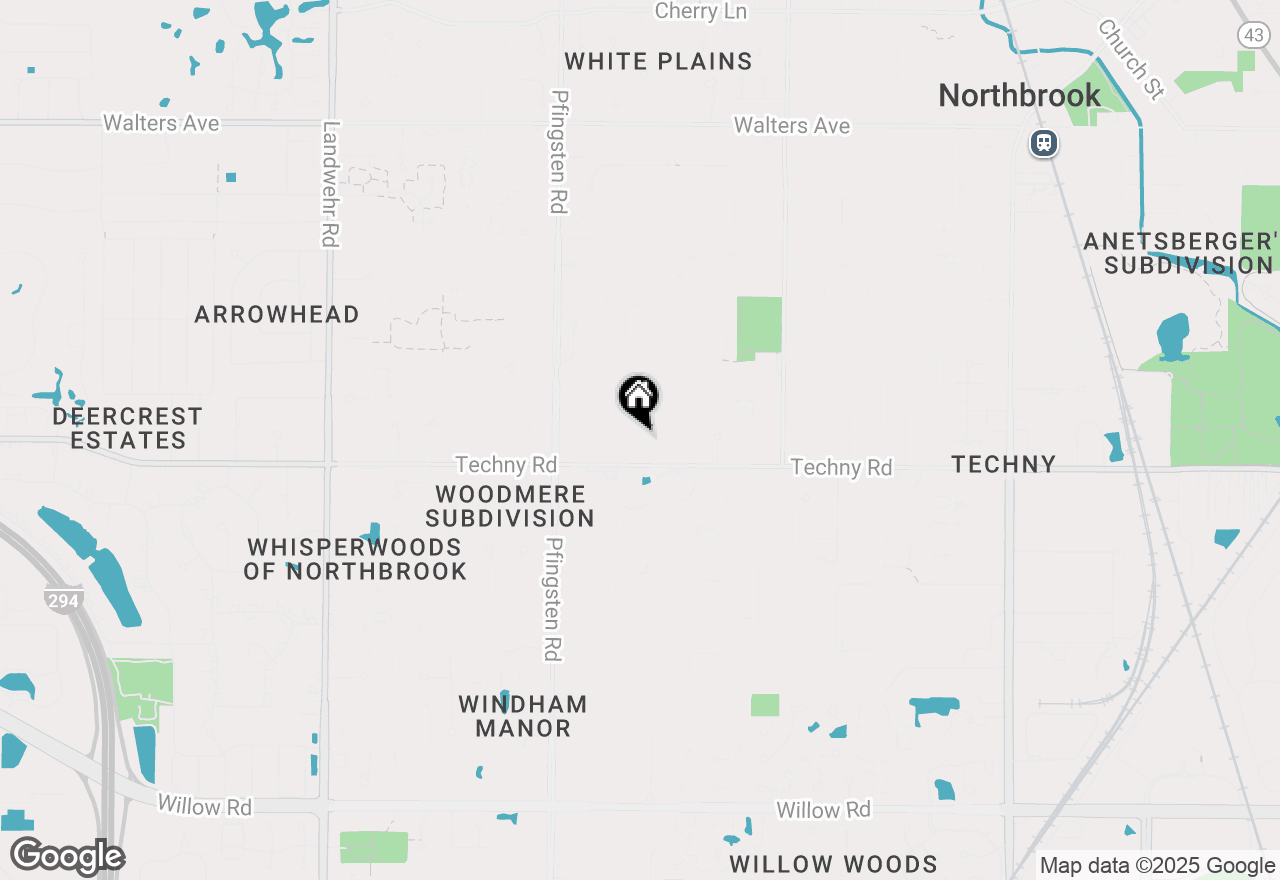 Map of 2626 Mulberry Lane, Northbrook, IL 60062