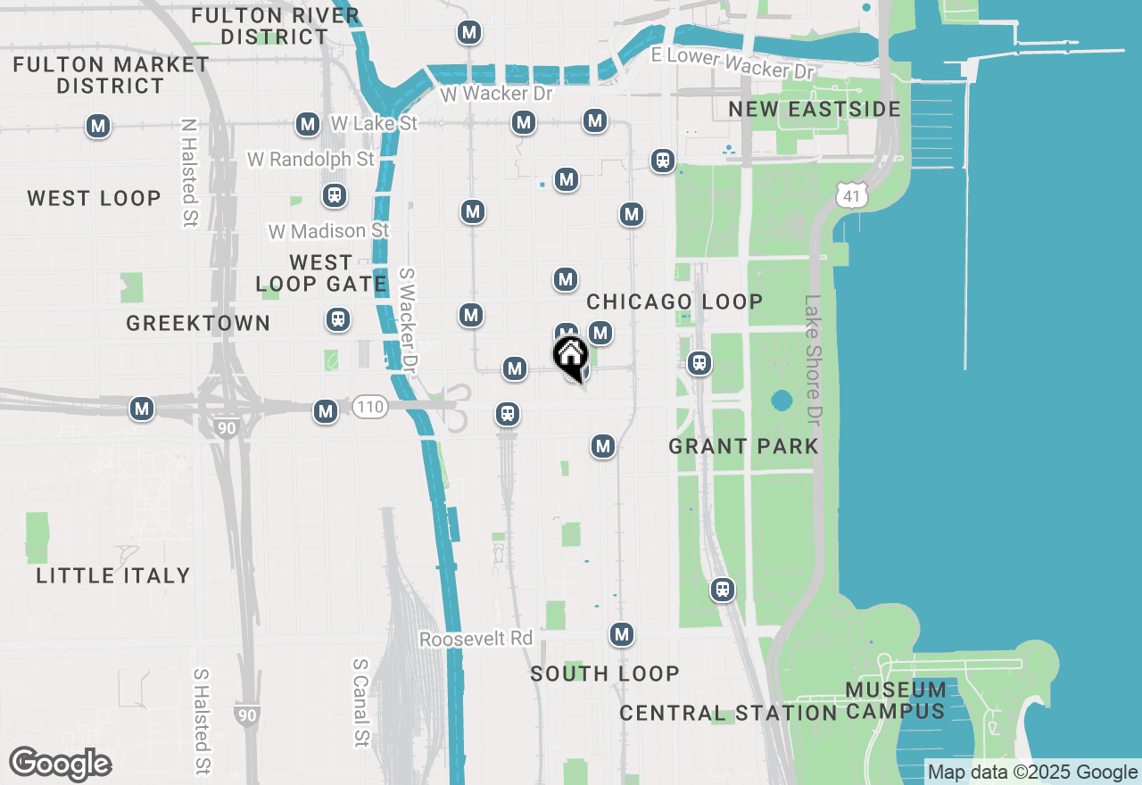 Map of 431 S Dearborn Street #201, Chicago, IL 60605