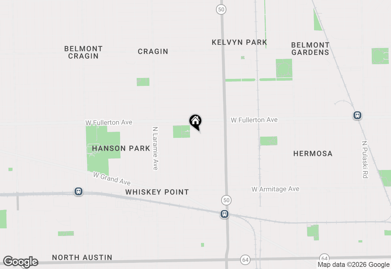 Map of 4942 W Belden Street #2, Chicago, IL 60639