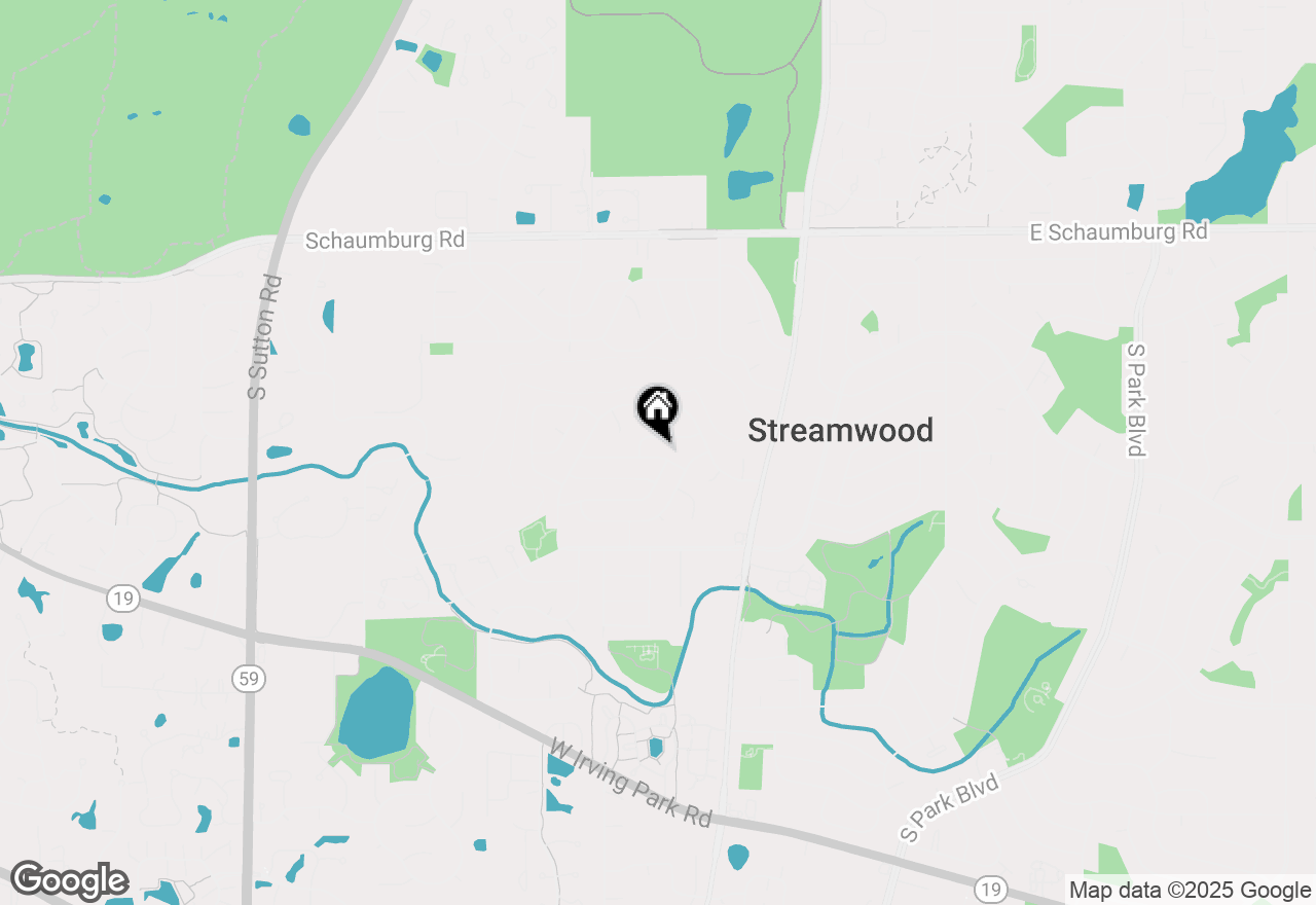 Map of 24 Garfield Lane, Streamwood, IL 60107