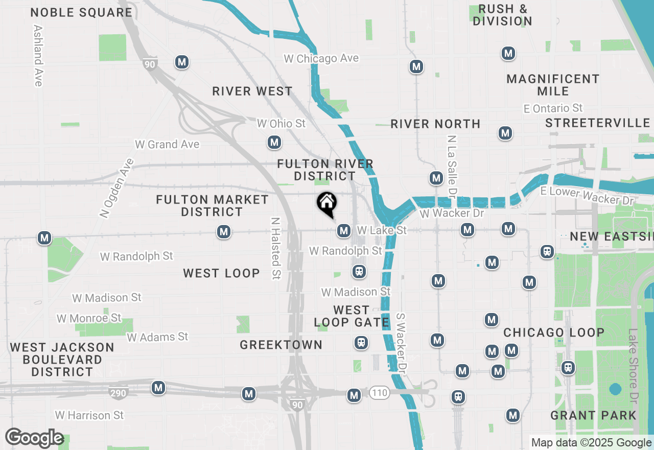 Map of 200 N Jefferson Street #1703, Chicago, IL 60661