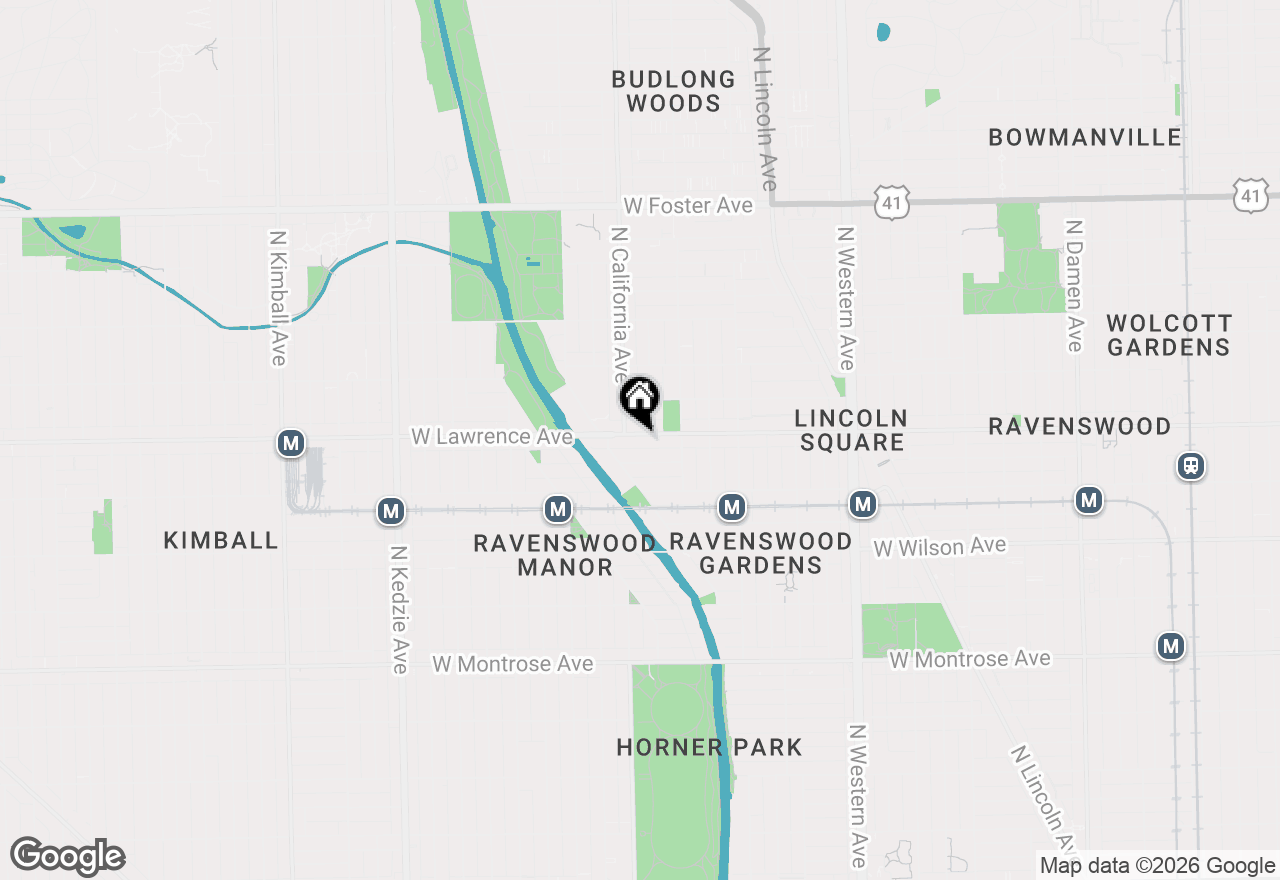 Map of 2745 W Lawrence Avenue #2E, Chicago, IL 60625