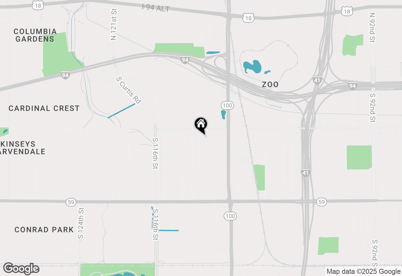 Map of 800 S 111th Pl, West Allis, WI 53214