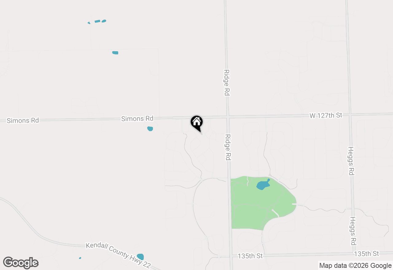 Map of 12807 Timber Wood Circle, Plainfield, IL 60585