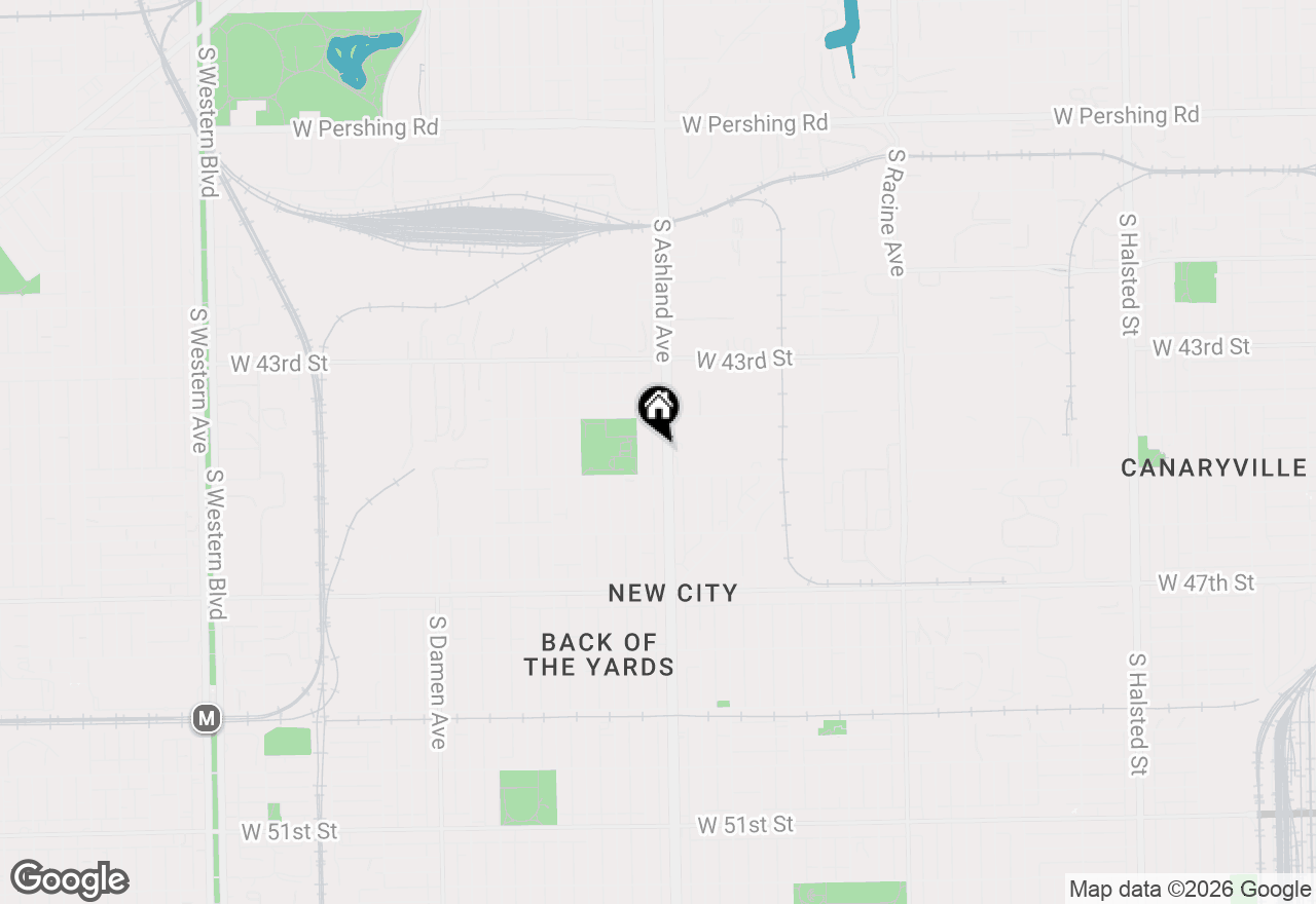 Map of 4432 S Ashland Avenue #40, Chicago, IL 60609