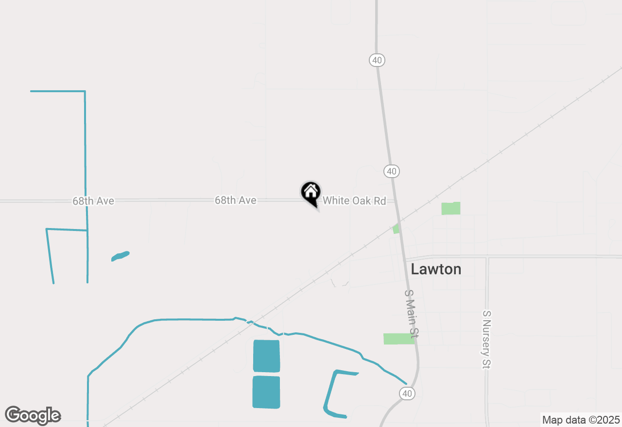 Map of 523 White Oak Road, Lawton, MI 49065