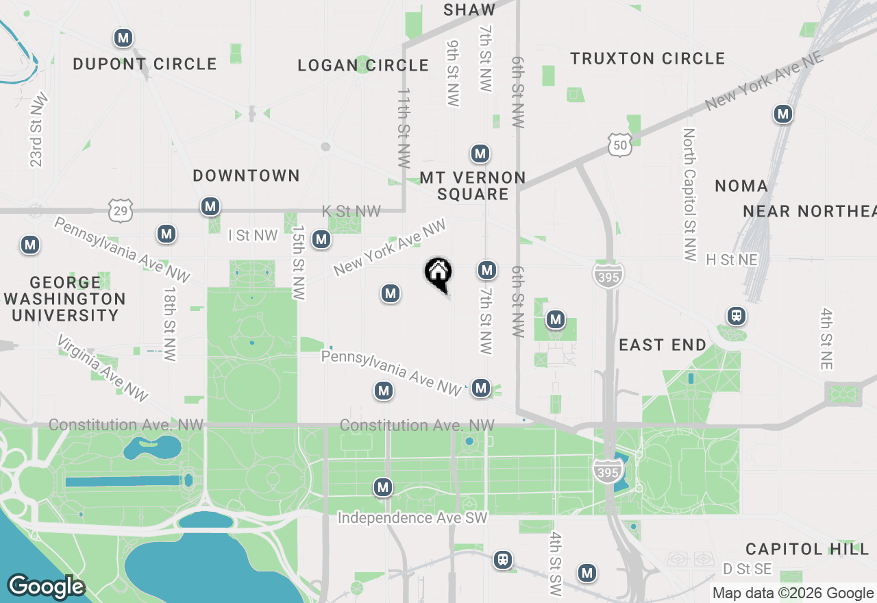 Map of 916 G Street Nw #903, Washington, DC 20001