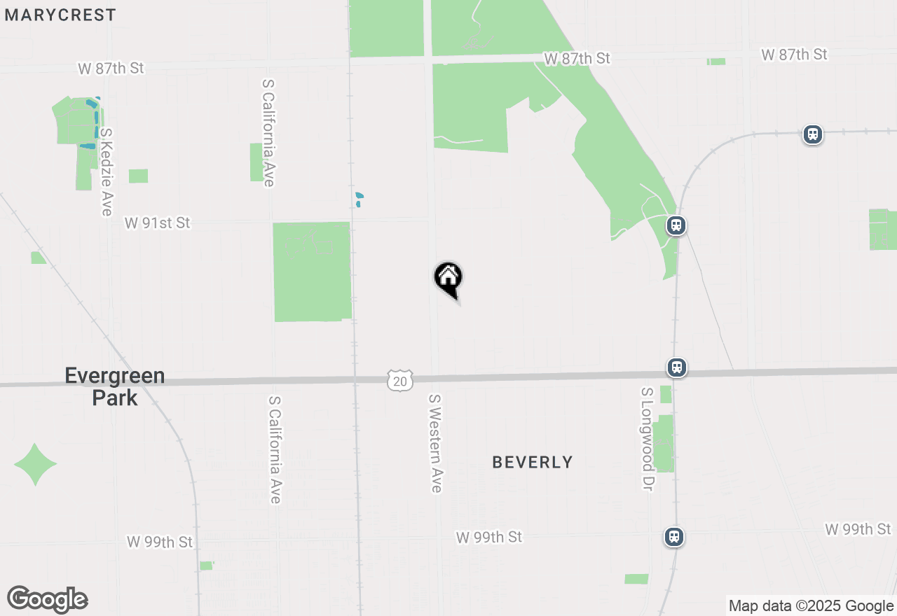 Map of 9310 S Claremont Avenue, Chicago, IL 60643