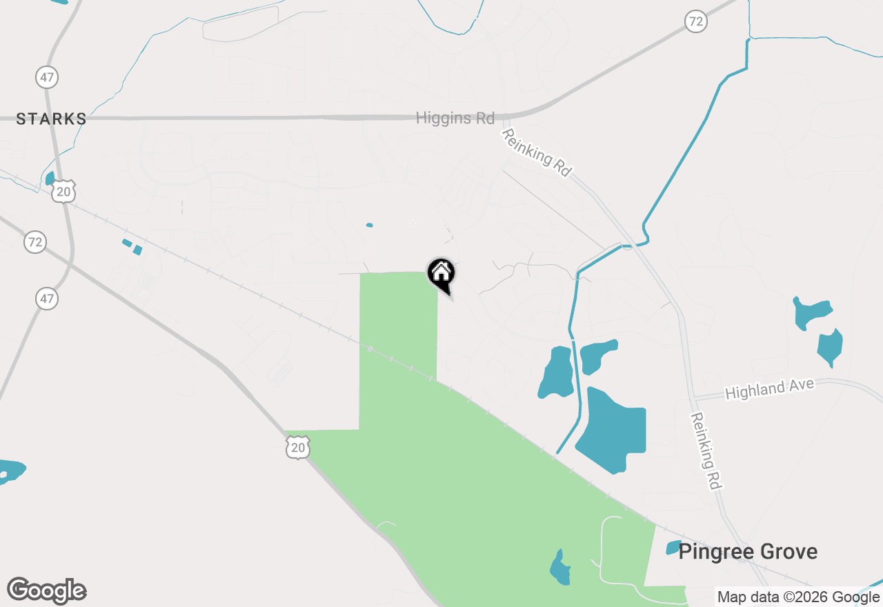 Map of 906 Bristol Street, Pingree Grove, IL 60140