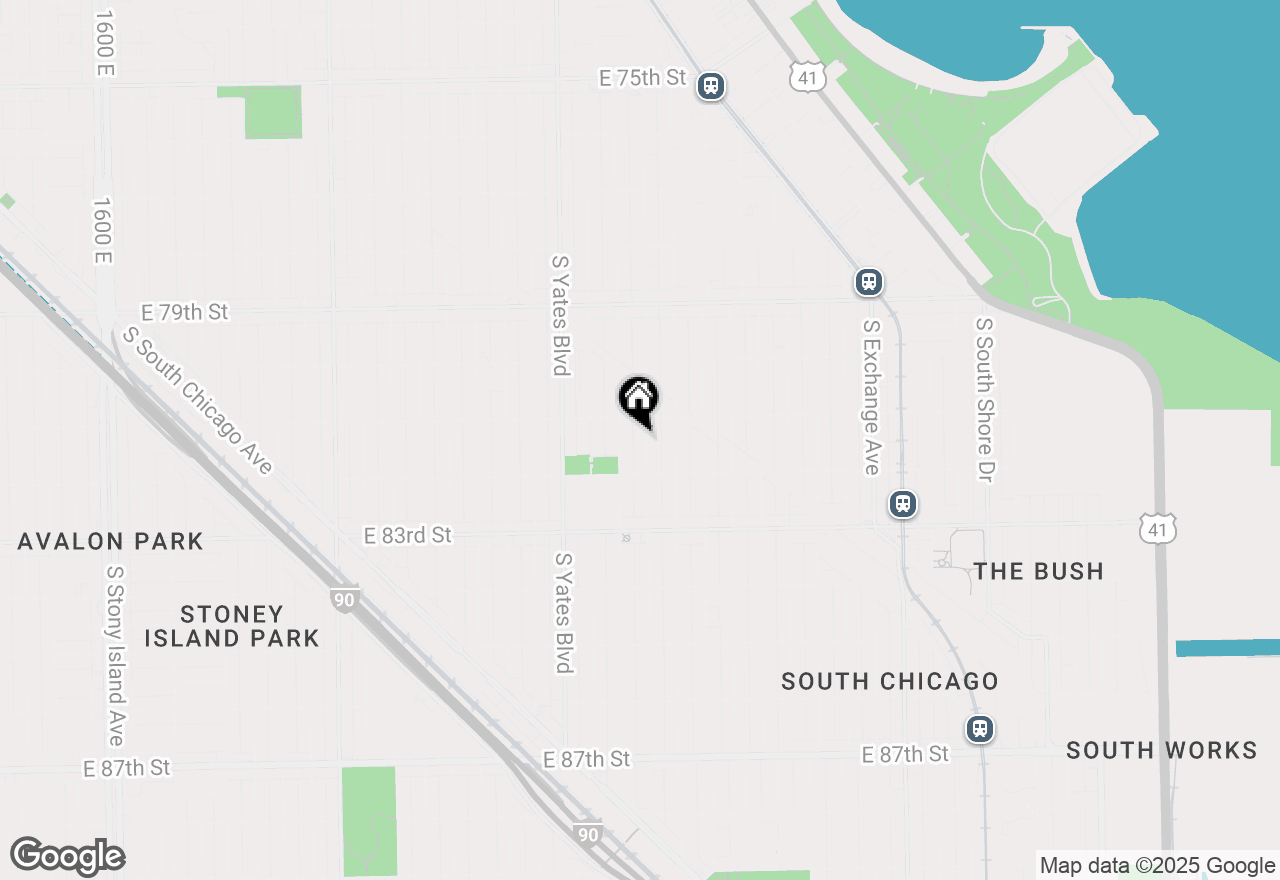 Map of 8122 S Kingston Avenue, Chicago, IL 60617