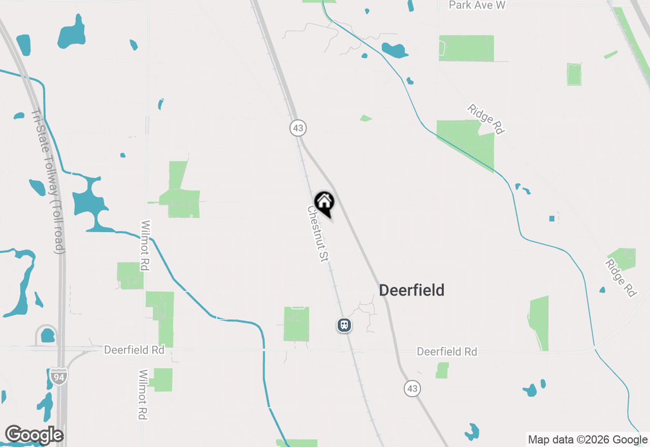 Map of 1230 Greenwood Court, Deerfield, IL 60015
