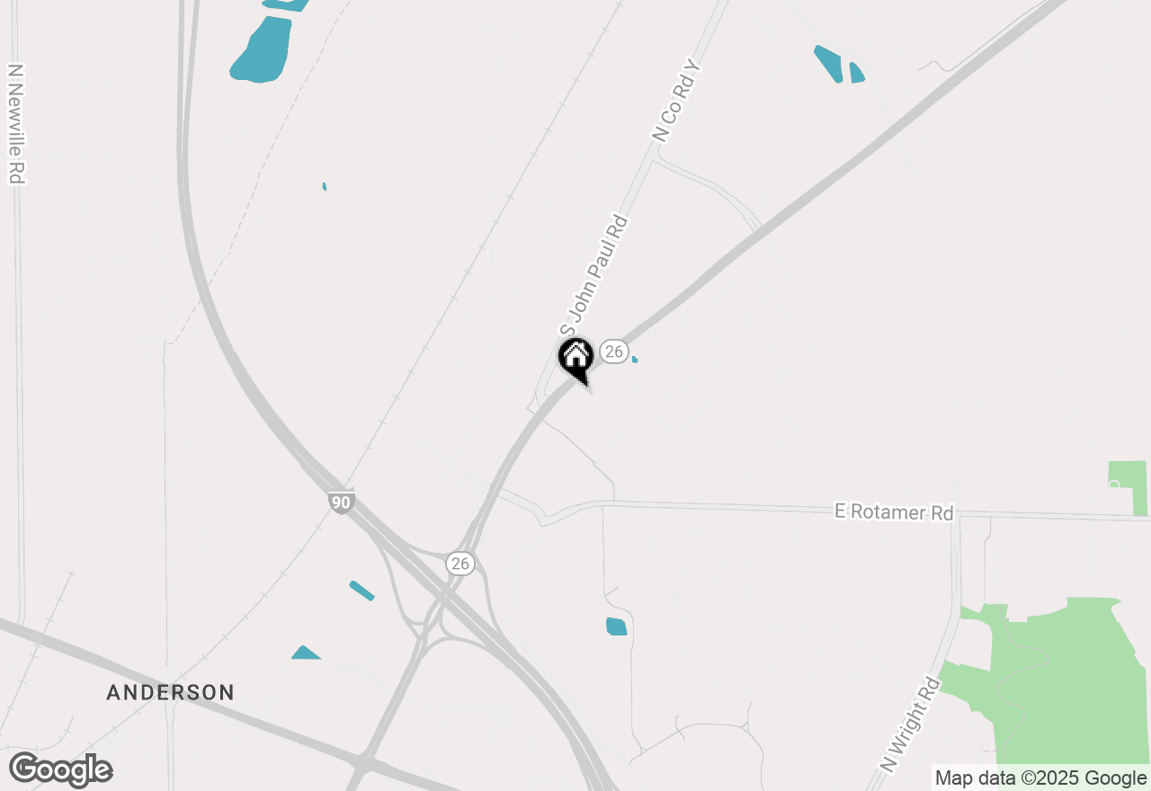 Map of 4256 Fox Hills Court, Janesville, WI 53546