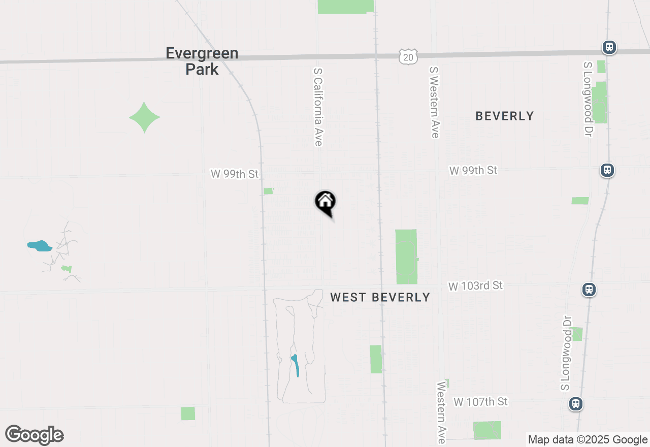 Map of 10049 S California Avenue, Chicago, IL 60655