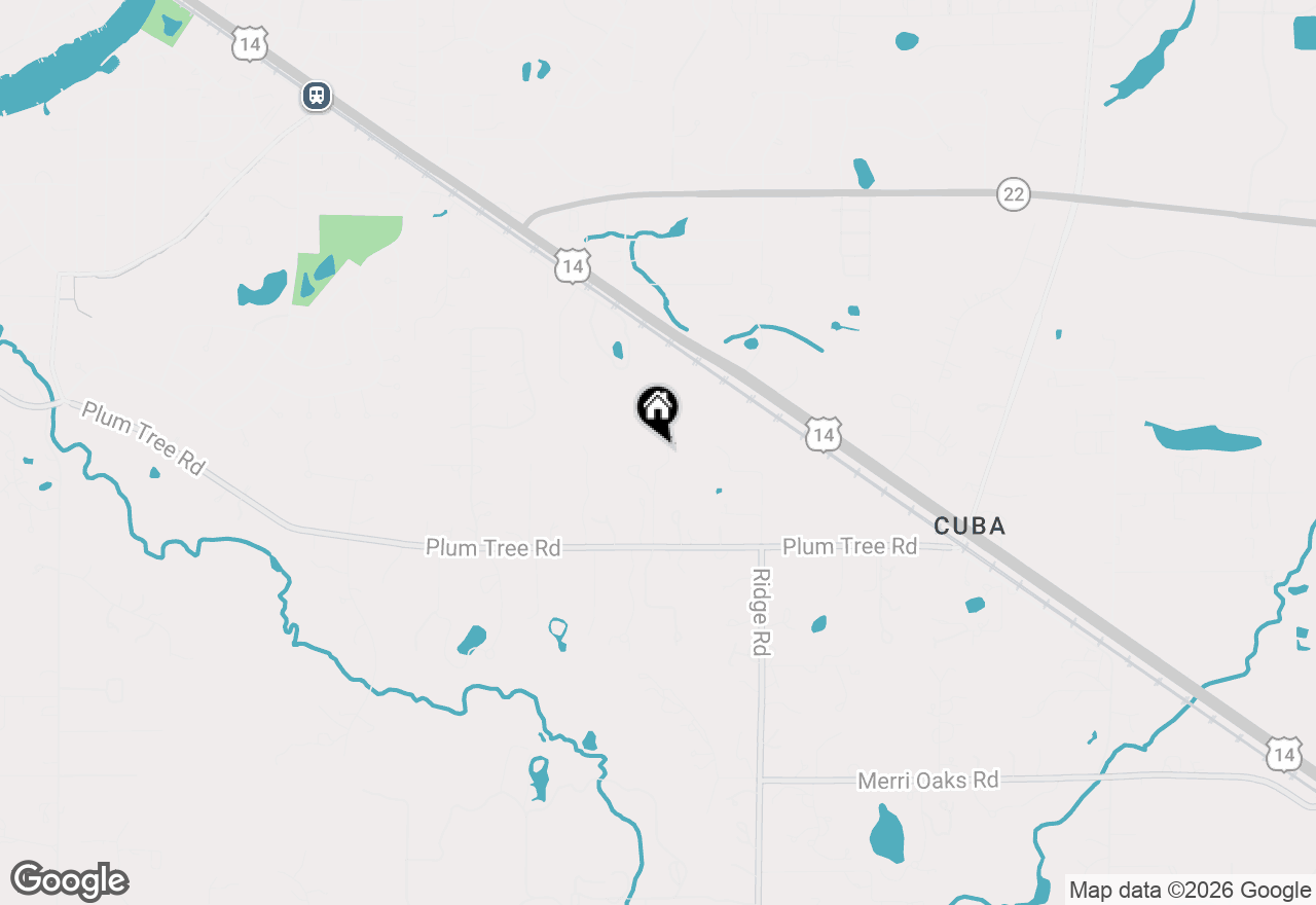 Map of 674 Plum Tree Road, Barrington Hills, IL 60010