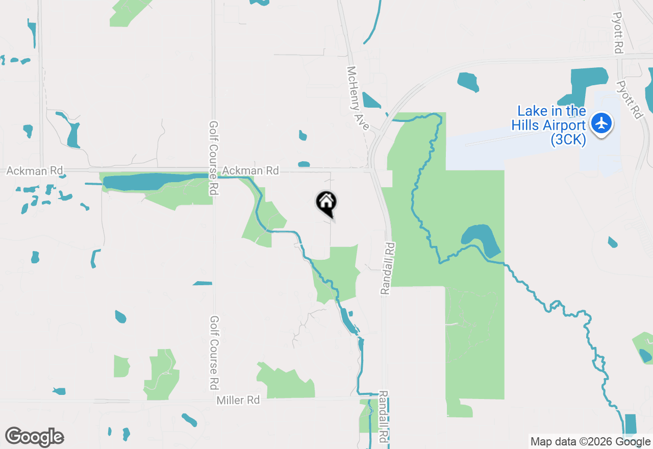 Map of 1590 Bridgedale Court, Crystal Lake, IL 60014