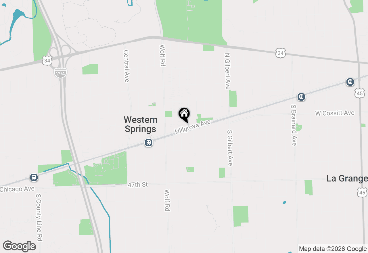 Map of 514 Hillgrove Avenue #303, Western Springs, IL 60558