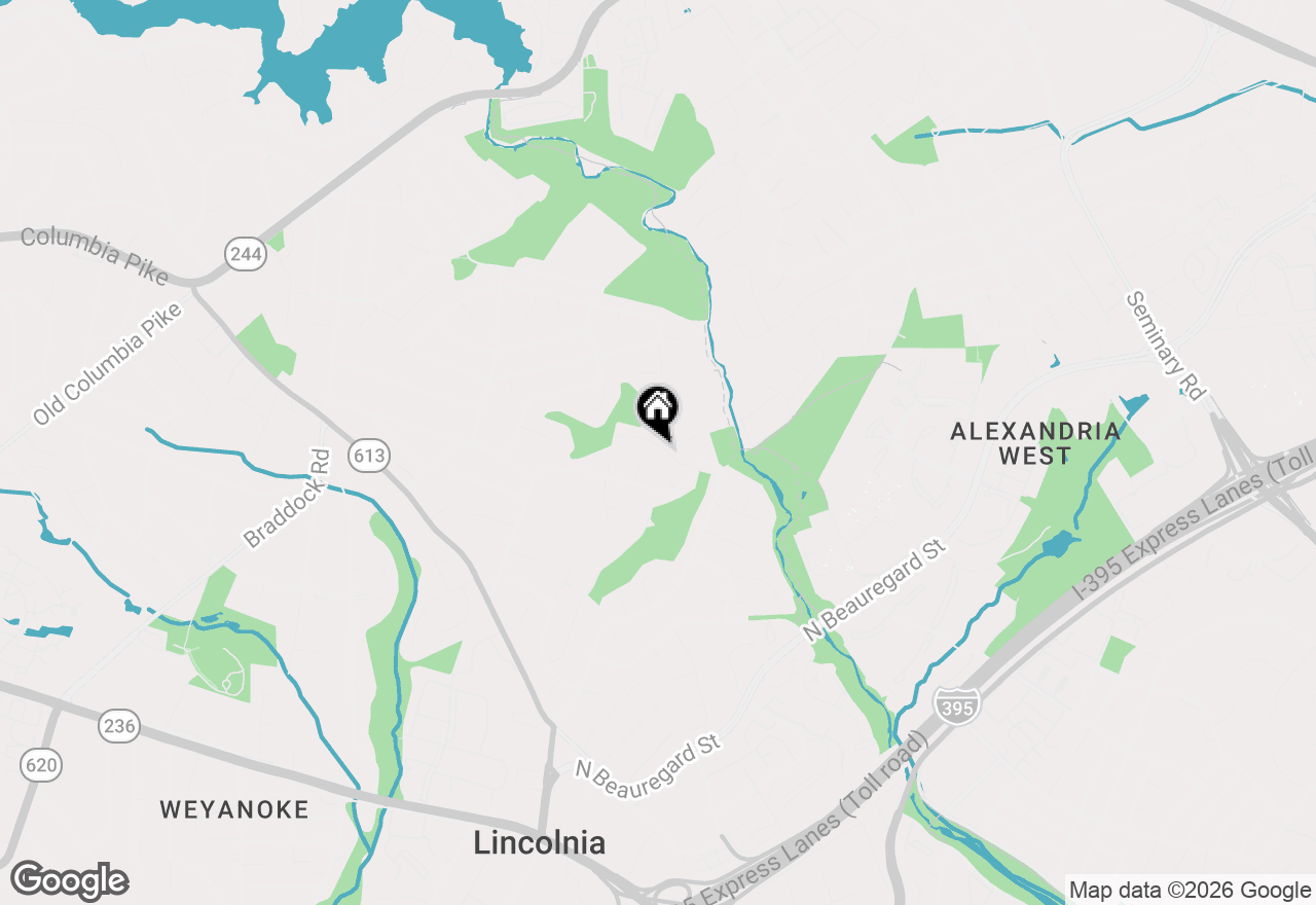 Map of 6117 Larstan Drive, Alexandria, VA 22312
