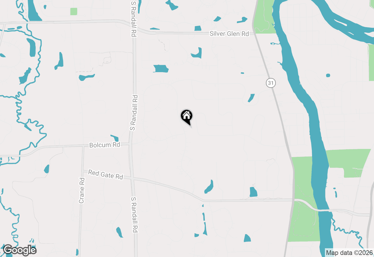 Map of 6N171 E Ridgewood Drive, St. Charles, IL 60175