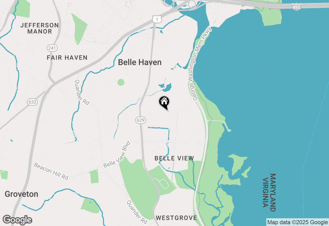 Map of 6407 14th Street, Alexandria, VA 22307