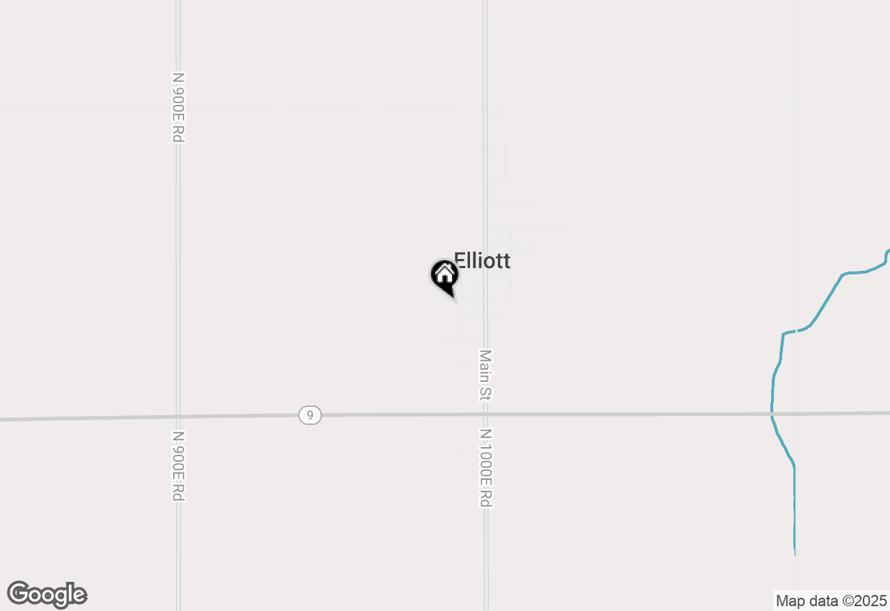 Map of 309 S Main Street, Elliott, IL 60933