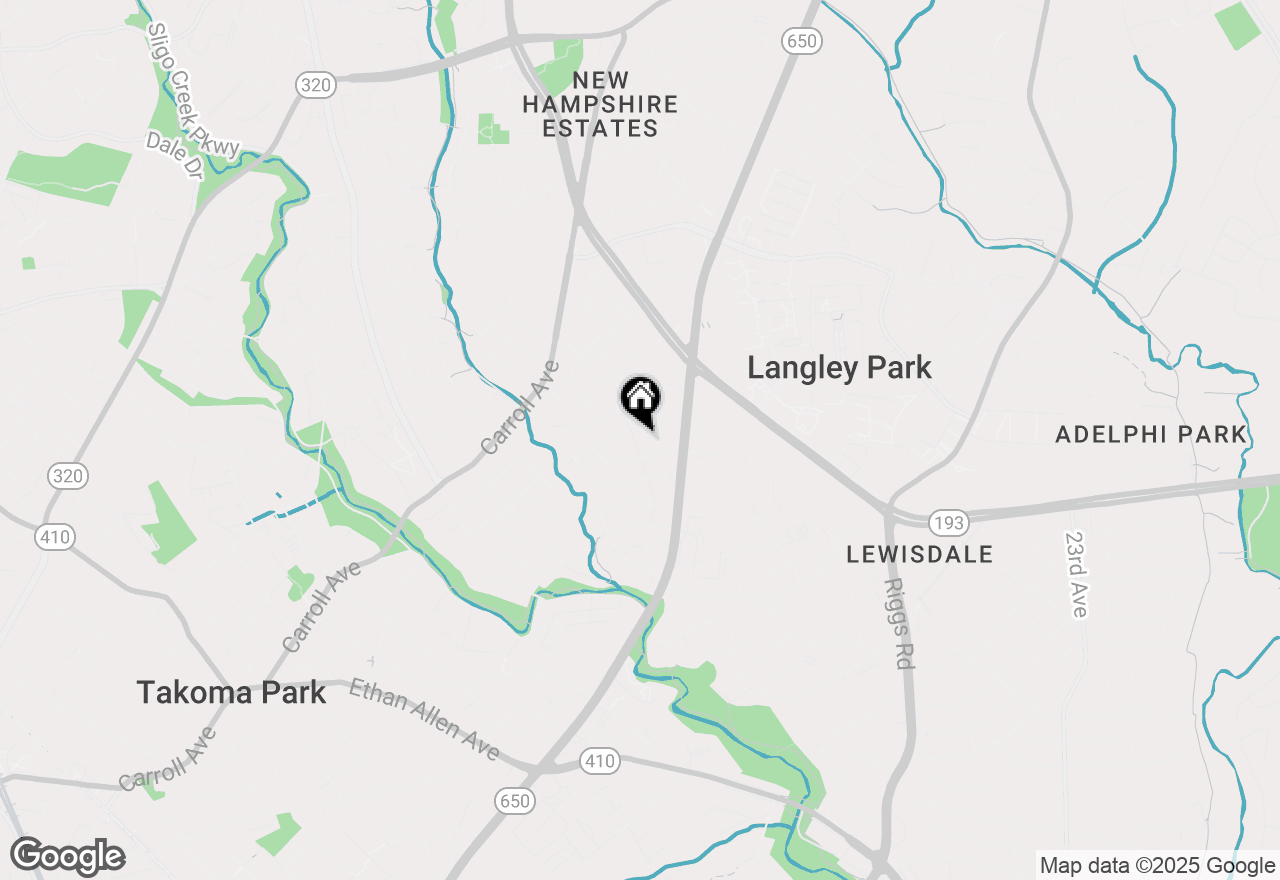 Map of 7605 Wildwood Drive, Takoma Park, MD 20912