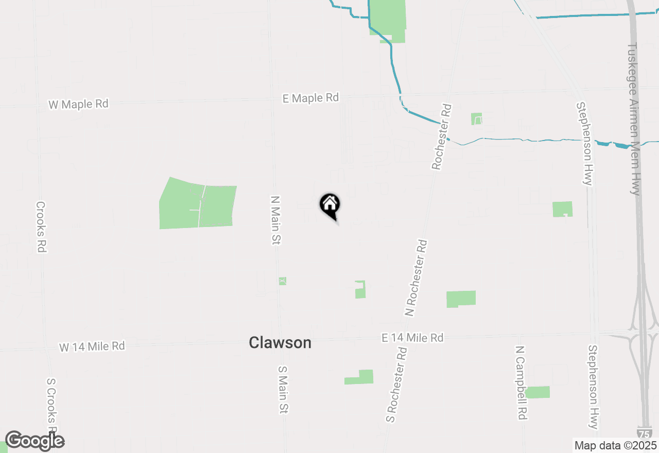 Map of 328 E Elmwood Avenue #24, Clawson, MI 48017