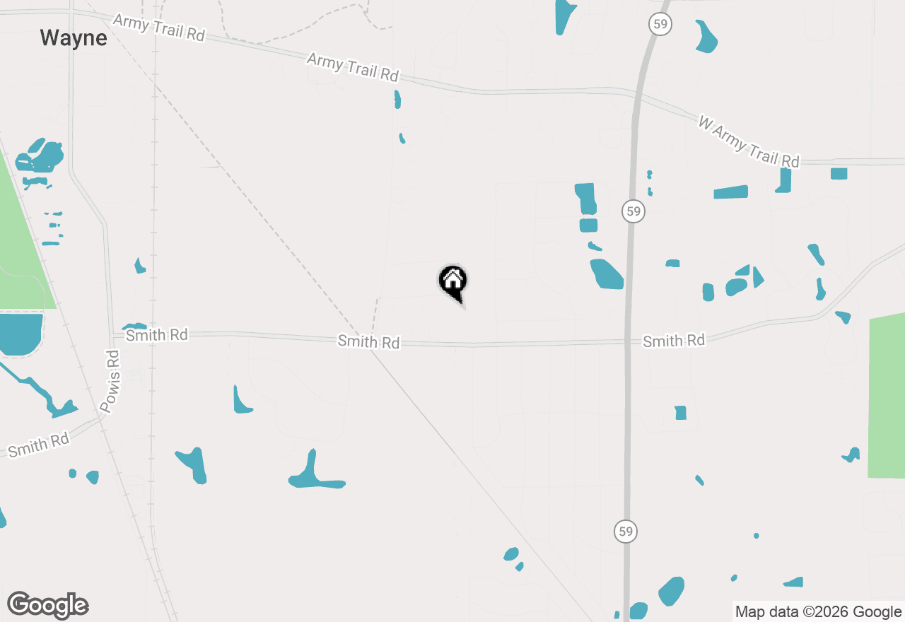 Map of 4N428 Kingswood Court, Wayne, IL 60184