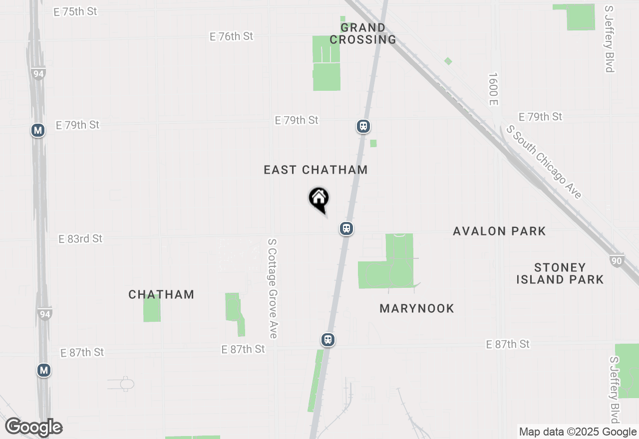 Map of 8229 S Ingleside Avenue #1, Chicago, IL 60619