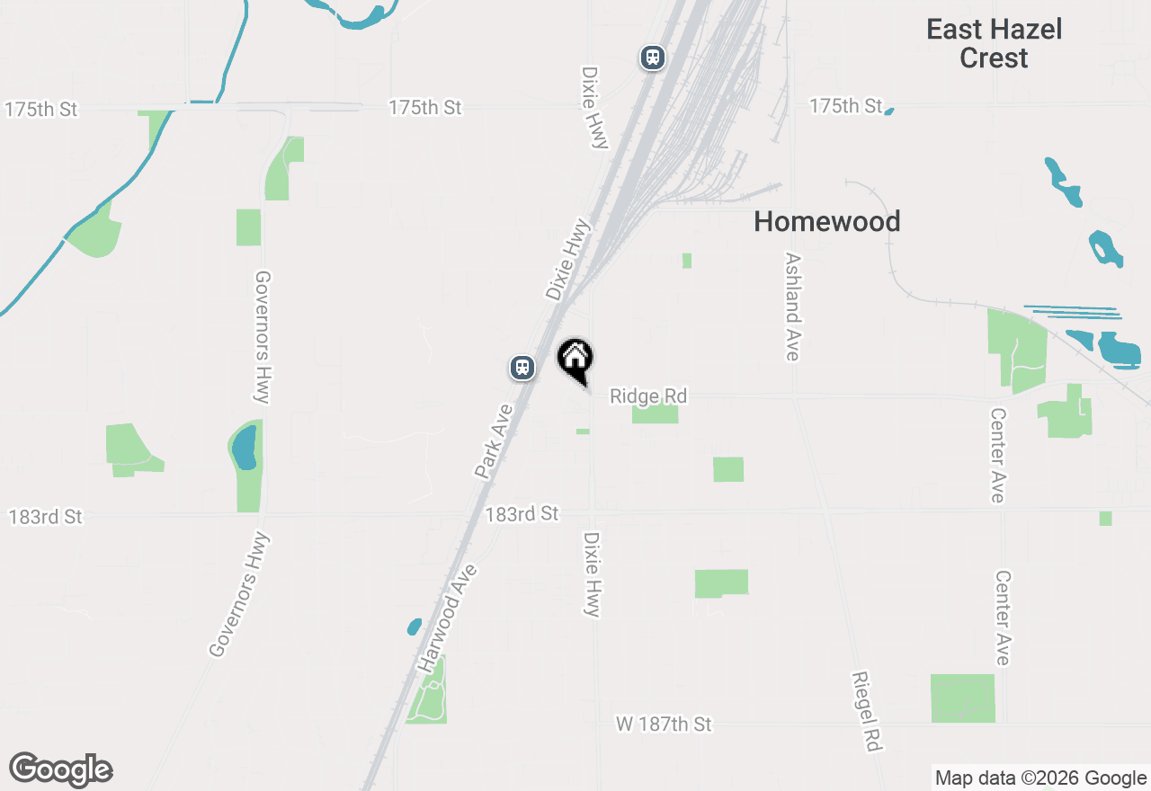 Map of 2021 Ridge Road #2021, Homewood, IL 60430