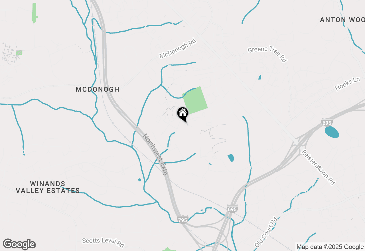 Map of 330 Birdie Court, Pikesville, MD 21208