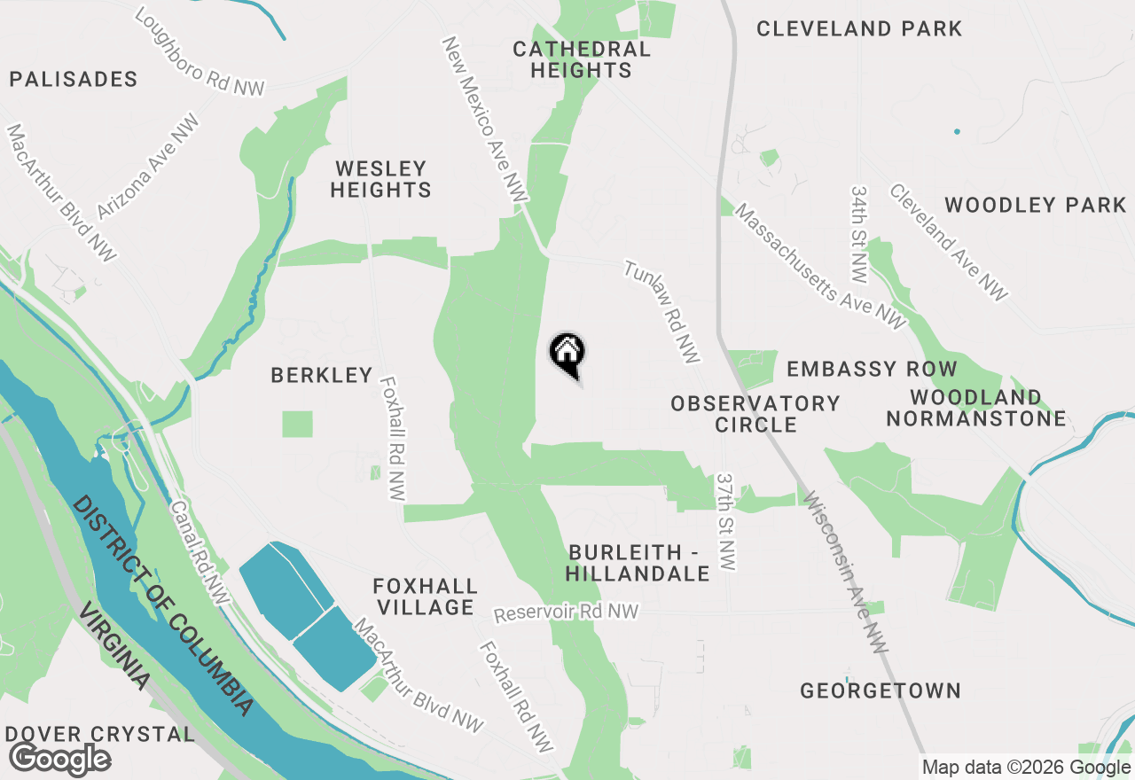 Map of 4029 Benton Street Nw #302, Washington, DC 20007