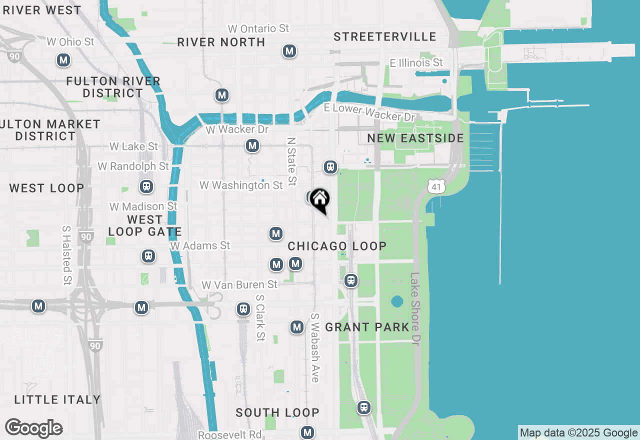 Map of 60 E Monroe Street #2001, Chicago, IL 60603