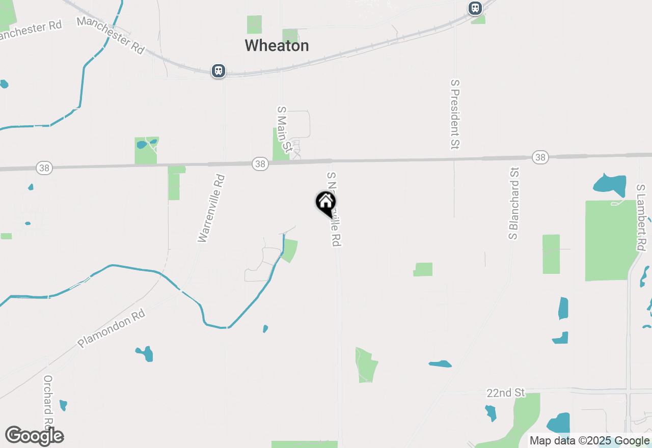 Map of 220 E Elm Street, Wheaton, IL 60189