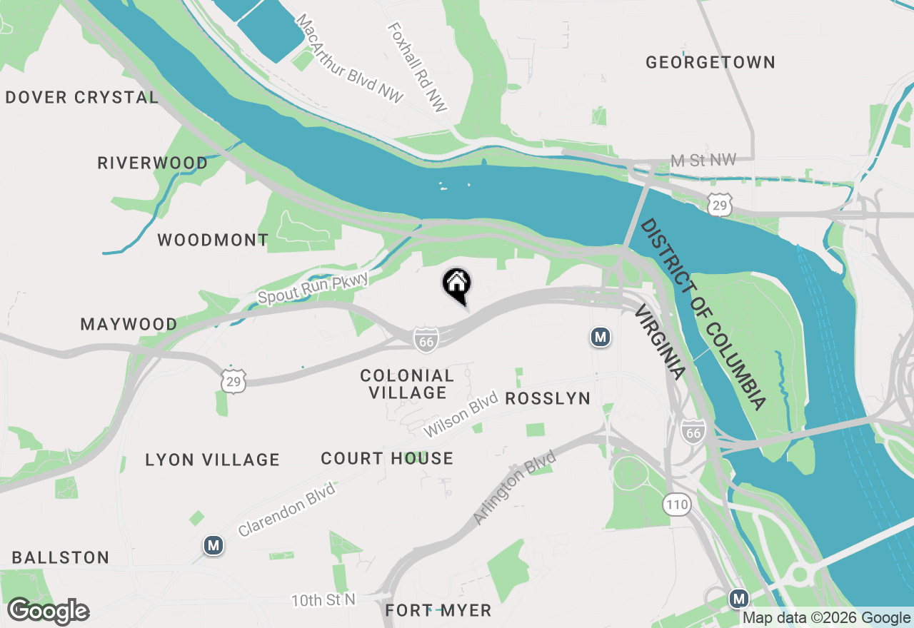 Map of 1822 21st Street N, Arlington, VA 22209