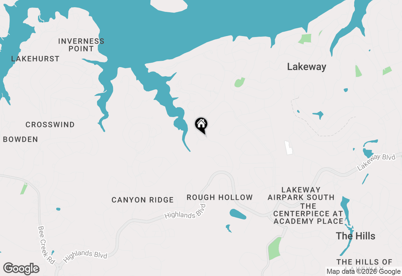 Map of 105 Canyon Turn Trl, Austin, TX 78734