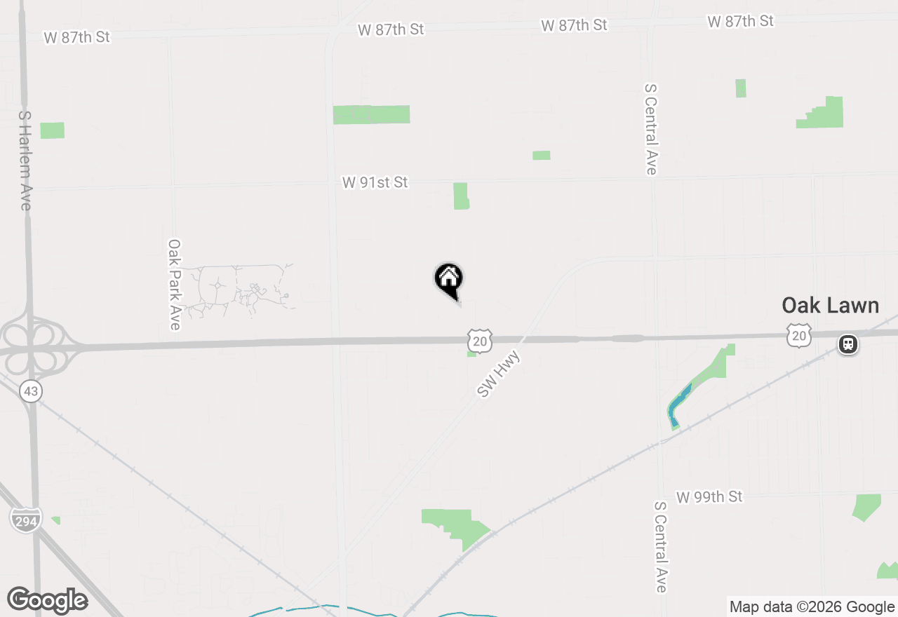 Map of 6101 W 94th Street #C7, Oak Lawn, IL 60453