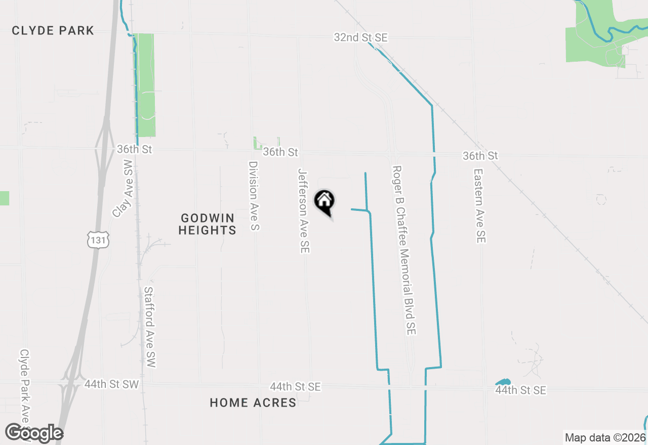 Map of 244 Himes Street Se, Wyoming, MI 49548