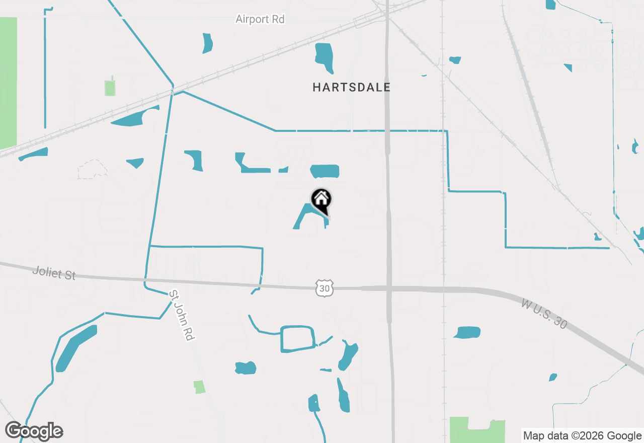 Map of 1517 Rosewood Lane, Schererville, IN 46375