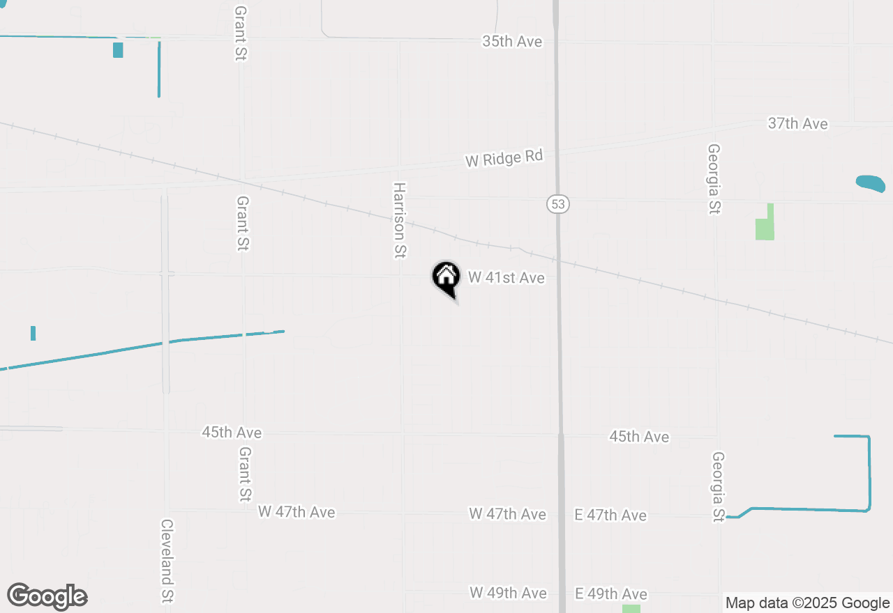 Map of 4173 Jackson Street, Gary, IN 46408