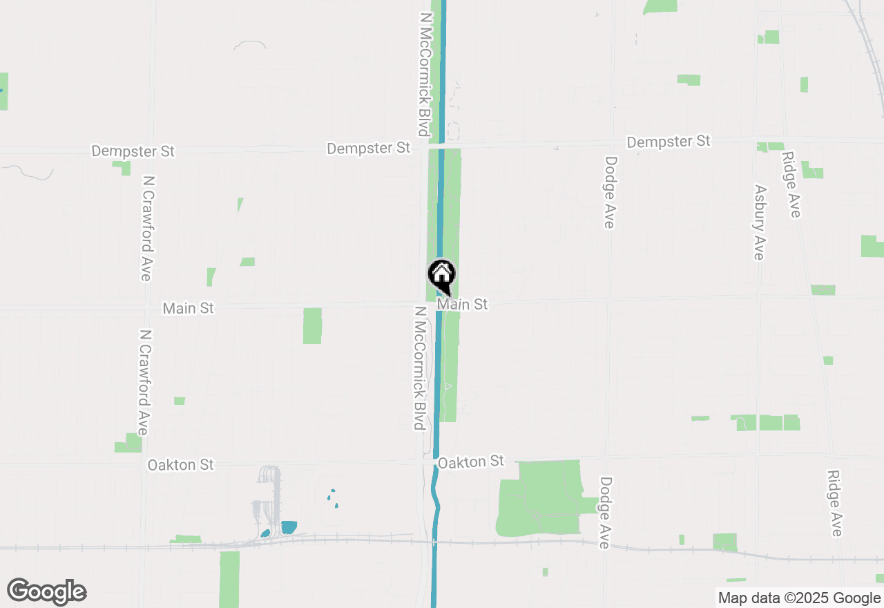 Map of 4022-24 Main Street, Skokie, IL 60076