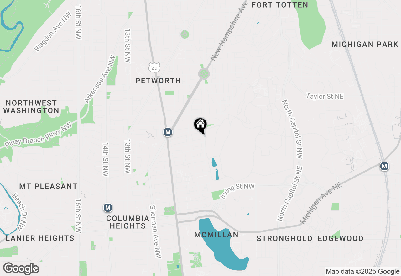 Map of 616 Quebec Place Nw #UNIT 1, Washington, DC 20010