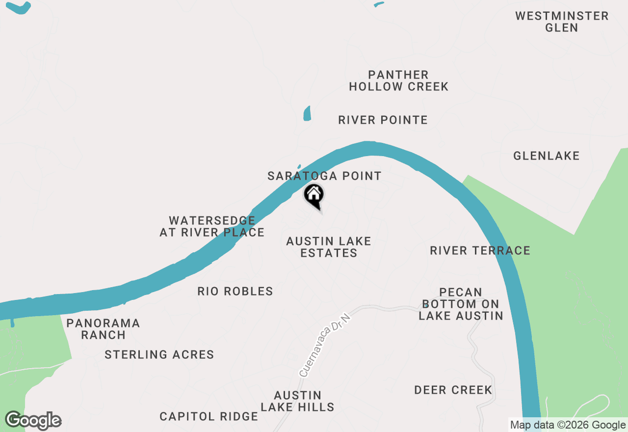 Map of 2603 Saratoga Dr, Austin, TX 78733