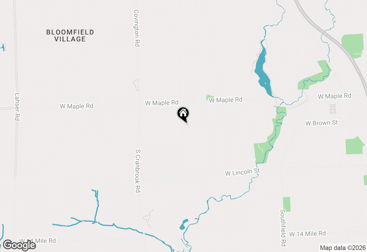 Map of 394 S Glenhurst Drive, Birmingham, MI 48009