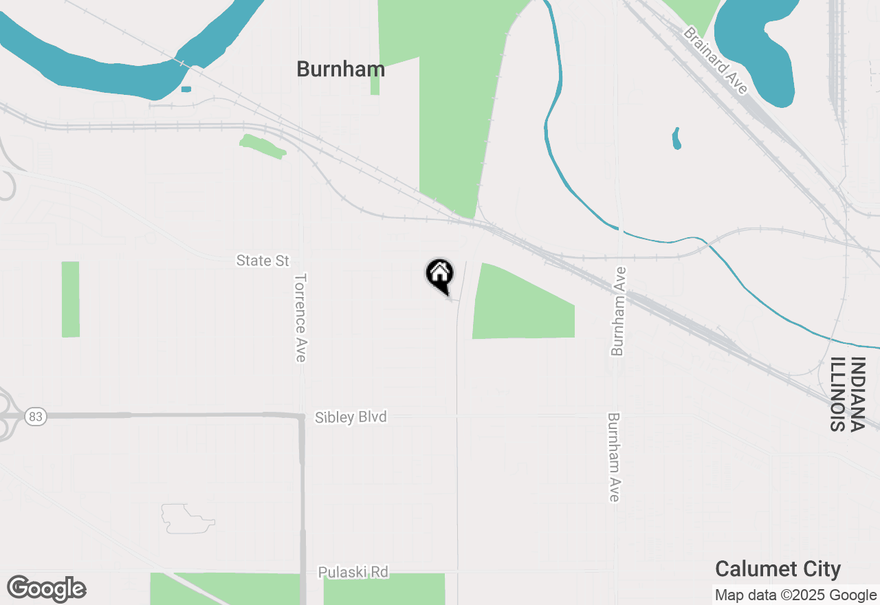 Map of 318 Campbell Avenue, Calumet City, IL 60409